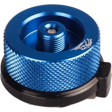 Adaptateur de Cartouche de Gaz, Adaptateur pour Bouteille Gaz de Type Buse sur Extérieure Poêle/Réchaud Camping/Brûleur à Visser (1/5)