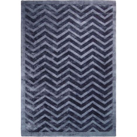 Tapis fait main luxe 410 marine - 120 x 170 cm