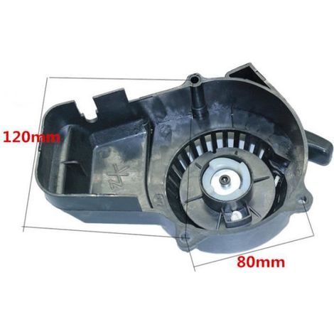 Démarreur À Traction - Pour Moteur 47cc 49cc 2 Temps - Compatible Pocket Bike Dirt Bike Quad Scooter - Aluminium - Unité (1/4)