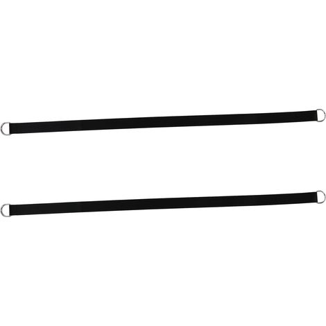 Balconnette extérieure avec hamac en polyester résistant, sangles de fixation pour tente de voiture, 2 sangles + 2 mousquetons (sac PE inclus) (1/5)