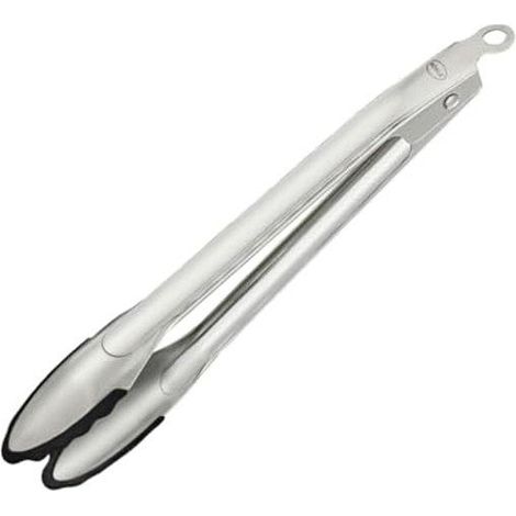 Pinzas Rösle Plateadas de Silicona Acero Inoxidable 26,5 cm