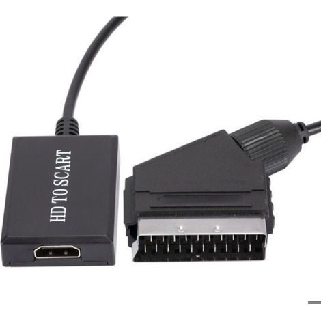 Adaptateur HDMI vers Péritel - - HDMI→SCART - 1080p - HDMI 1.4 - Plug and Play (1/3)