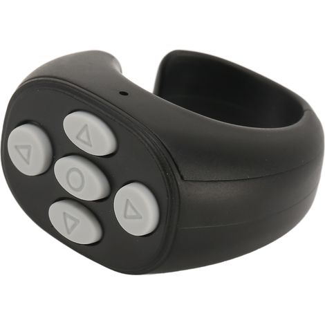 Mando a distancia multifuncional Bluetooth con forma de anillo, disparador inalámbrico para selfies en casa, color rosa. (1/5)