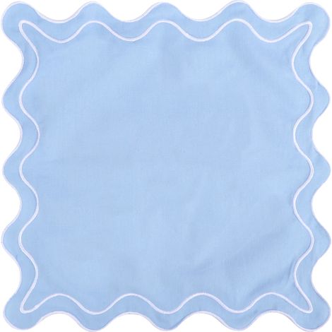 Tovaglioli di stoffa di cotone riutilizzabili, design fatto a mano, C (1/2)