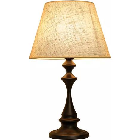 Lampe de Table de Chambre à Coucher Vintage, Trois réglages de luminosité 5W lumière Chaude LED (1/5)