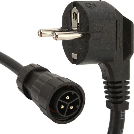 EU 220V Wechselstromkabel, 3 x 1,5 mm² Solarkabel, 3 m Photovoltaikkabel für WVC 600 700 1200 1400 1600 Mikro-Wechselrichter, verwendet in Balkon-Kraftwerks-Wechselrichtern