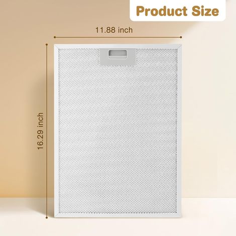 Suitable for Broan kitchen extractor hoods, BPPFA30 QP130 / QP130BL / QP130BLC oil filter, high-efficiency aluminum filter for kitchen extractor hoods.--DTEKGAZ