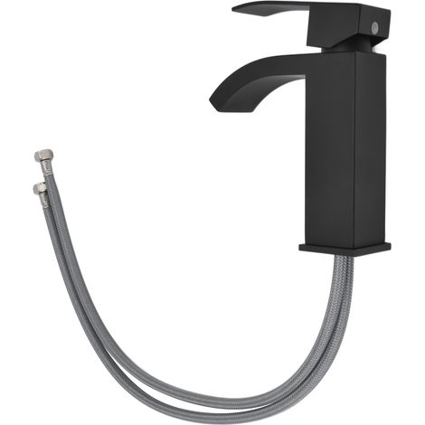 G1/2 Waschtischarmatur aus Edelstahl 304 mit integriertem Warm- und Kaltwasseranschluss für Bad und Küche (1/5)