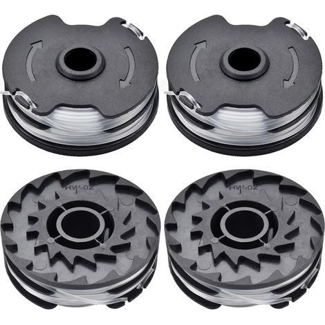4pcs Bobine Fil Coupe Bordure Parkside, Compatible Avec PRTA 20-Li A1/B2/C3, PRT 300/550 A1/A3, Pièce Détachée Débroussailleuse, 1,6mm Pour Parkside (Lidl) Outils (4 Bobines) (1/5)