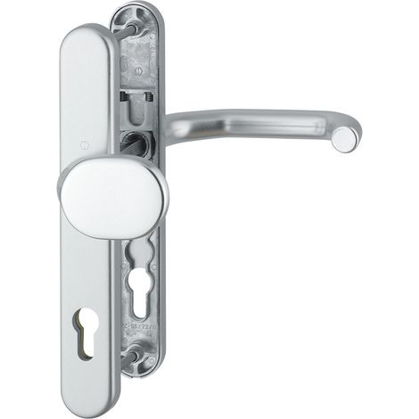HOPPE® Schutz-Wechselgarnitur mit Schmalschild Paris RD-86G/3358/3357N/138GF, Aluminium, 2642277 (1/2)