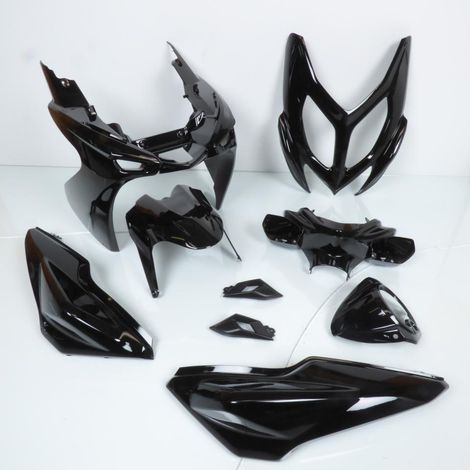 Kit carénage P2R pour Scooter MBK 50 Nitro 2013 à 2020 noir