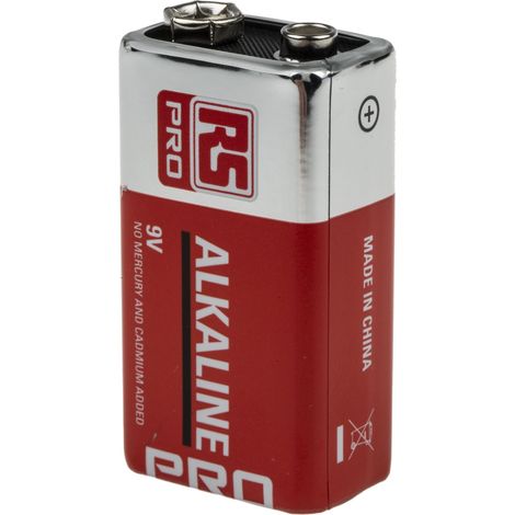 Piles 9 V Alcaline PP3 ( Prix pour Paquet de 15 ) (1/3)