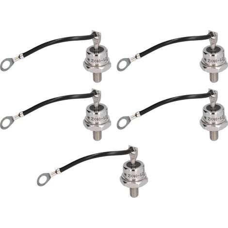 Kit de diodes de redressement inversées en laiton, 5 pièces, 40A 1,2kv, ZX40-12 pour convertisseur de batterie (1/5)