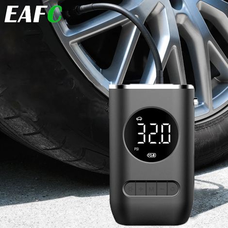 Compresseur d'air portable pour pneus, pour gonfler les pneus de vélo, de voiture ou de moto.-AquaForge