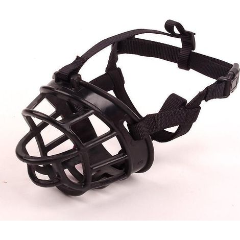 Muselière en silicone pour animaux de compagnie, anti-aboiement, anti-mangeaison, anti-morsure pour chiot (1/5)