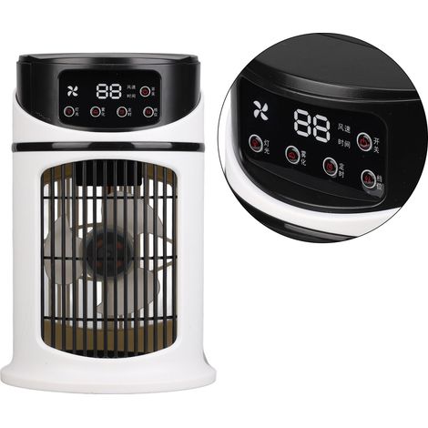 Ventilateur Rafraîchisseur d'Air Portable Mini - Climatiseur Mobile Multifonction pour Bureau et Maison (1/5)