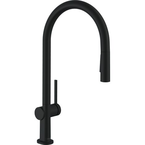 Hansgrohe M54 - Spültischarmatur Talis mit ausziehbarer Brause, EcoSmart, schwarz matt 72842670