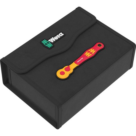 Wera 9586 Textile Box 8007 A VDE Zyklop 1/4", leer, 190 x 130 x 55 mm (1/5)