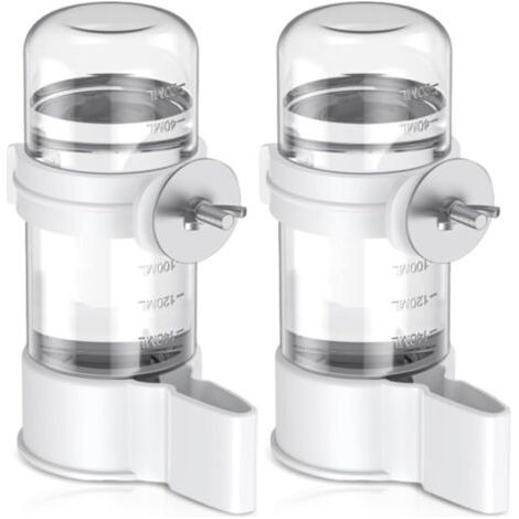 BUNTHAUS 2 Pièces Distributeur Automatique d'eau pour Oiseaux, 140ml Oiseaux Buveur Automatique, Abreuvoir Auto matique pour Oiseaux pour perruches, Cockatiels, Hamster (1/5)