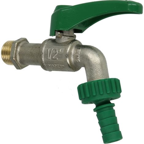 Grifo de jardín de 1/2" con extremo giratorio