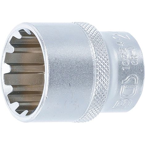 Llave de vaso Gear Lock entrada 12,5 mm (1/2") 24 mm (1/3)