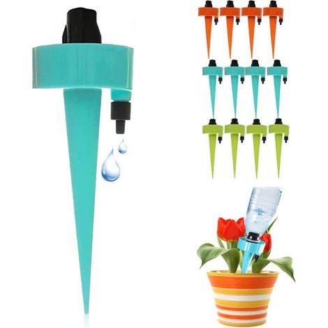 Arrosage Automatique - Système D'arrosage Goutte À Goutte Pour Plantes En Pot - Compatible Bouteilles 20 à 30 mm - 12 Pièces (1/5)