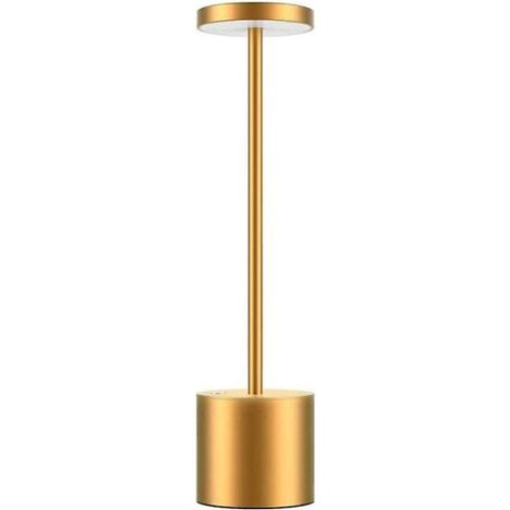 La nouvelle lampe de table LED à piles, à intensité variable en continu, est une lampe de table d'extérieur sans fil alimentée par piles, idéale pour le salon. (1/3)