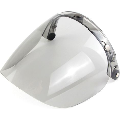 Eosnow Offenes Helmvisier, Motorrad, Blasenlinse, 3-Snap-Wind