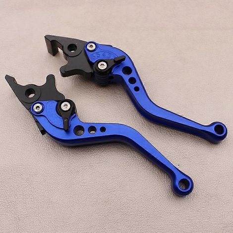 Frein à double disque, klaxon pour véhicule électrique, moto électrique, pompe à poussée latérale, frein modifié, guidon, réglage, poignée en alliage d'aluminium, tringle de traction AC (1 paire de co (1/5)