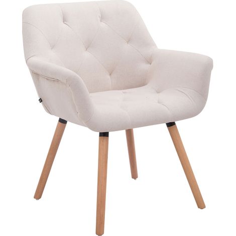 Silla De Comedor Cassidy En Tela Beige Natural