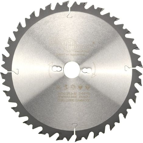 Diamwood – Lame de scie circulaire 250mm – Alésage 30mm – 24 dents carbure pour bois tendre et exotique – Coupe fluide sans éclats