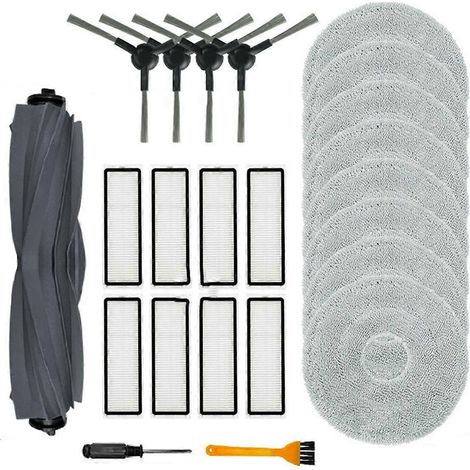 Cepillo lateral principal, paño de fregona, filtro de partículas HEPA para aspiradora robot L10s Pro Gen 2 (accesorios) (1/5)