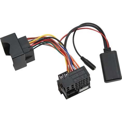 Câble adaptateur audio voiture Bluetooth 5.0 avec micro pour BMW E46 320i 320ci, entrée AUX, kit mains libres, remplacement accessoire auto (1/5)