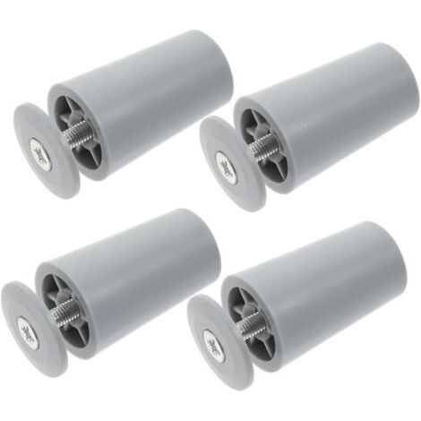Set of 8 Gray PVC Roller Shutter Stoppers, Measuring 40mm, 8pcs/set 40mm Roller Shutter Stoppers with Screws Gray Stoppers (1/5)