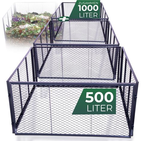 3x Novatool Komposter 2x Garten-Komposter