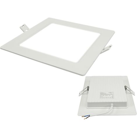 Spot encastré LED carré P/T 12W 4000K blanc DL-1 (1/5)