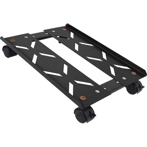 Support pour tour d'ordinateur avec roulettes, accessoire pour tapis, chariot PC, support pour unité centrale (1/5)