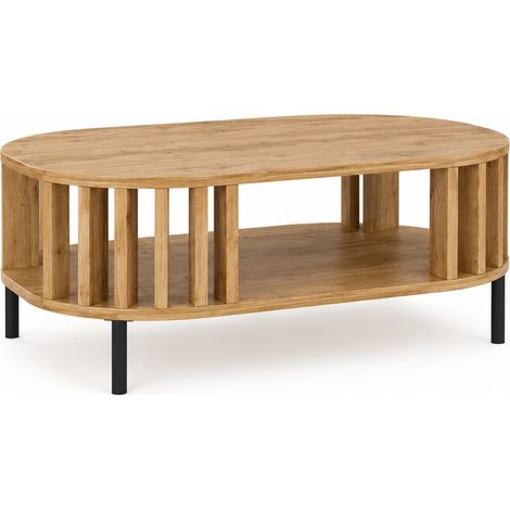 Table basse, Chêne Wotan, 68 x 38 x 68 cm (1/4)