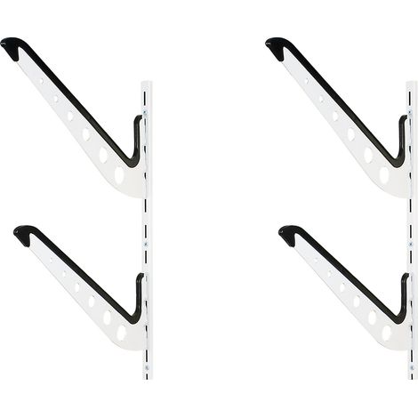 Soporte de pared universal doble para tablas de surf, skateboard, wakeboard, snowboard, esquíes