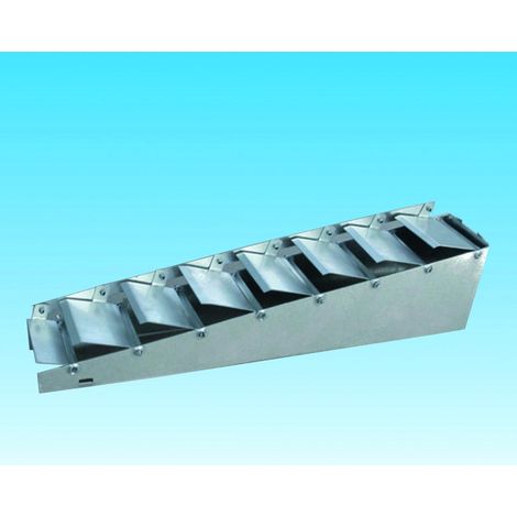 Registre à glissières orientables inclinées pour grille conduit GRC 600x75 mm S&P (UNELVENT) 866929