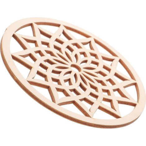 Dessous de verre en bois compatible avec les boissons, tapis de tasse épais et réutilisable compatible avec la maison (1/5)
