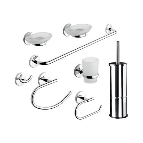 Set accessori bagno 8 pezzi (1/2)