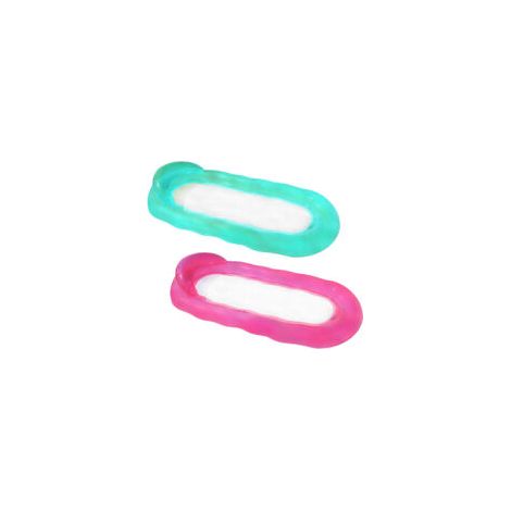 Bañera para piscina, silla de piscina inflable, colchoneta de piscina, tumbona acuática (rosa) - Crezuo