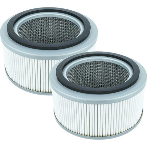 vhbw 2x filtro sostituisce Kärcher 6.414-634.0 per aspirapolvere - filtro HEPA nero / bianco / grigio