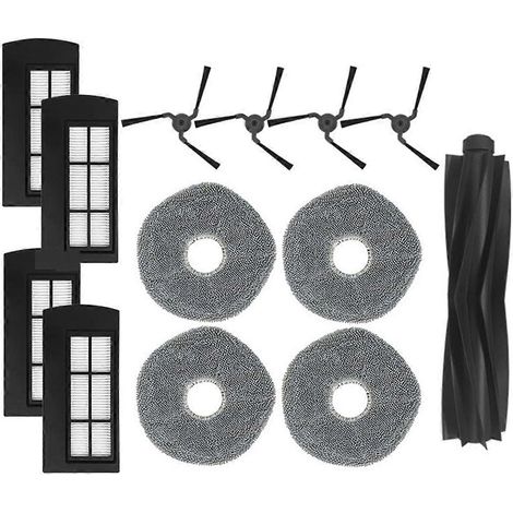 Pièces de rechange pour balai à franges Eufy Clean X9 Pro avec filtre et brosse rotative (1/5)