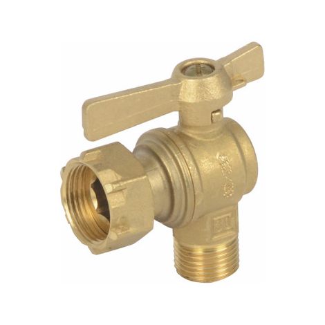 Robinet arrêt compteur équerre MF - DIFF