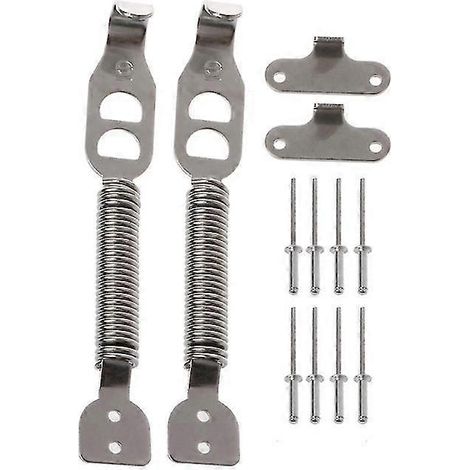 Clips de ressorts de capot en acier inoxydable pour compétition, rallye, paire de verrouillage (1/4)