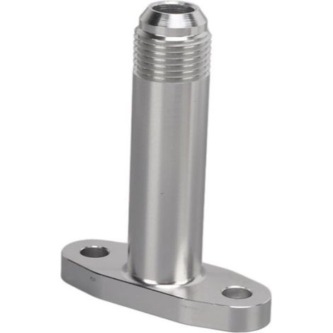 Bride De Vidange Turbo - Aluminium Anodisé - Compatible T3 T4 10AN - Pour Turbo Refroidi À L'huile - 1 Pièce (1/5)