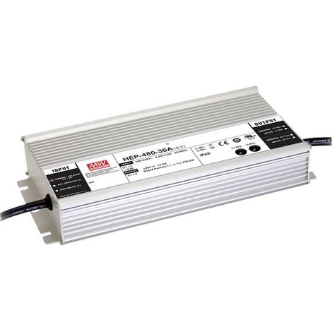 Mean Well HEP-480-24A Alimentatore a commutazione. 25.2 V/DC 20 A 480 W