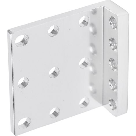 Support de fixation en aluminium en forme de L, filetage M4x0,7 mm, 40x40x12 mm (réf. 321100010001). (1/5)